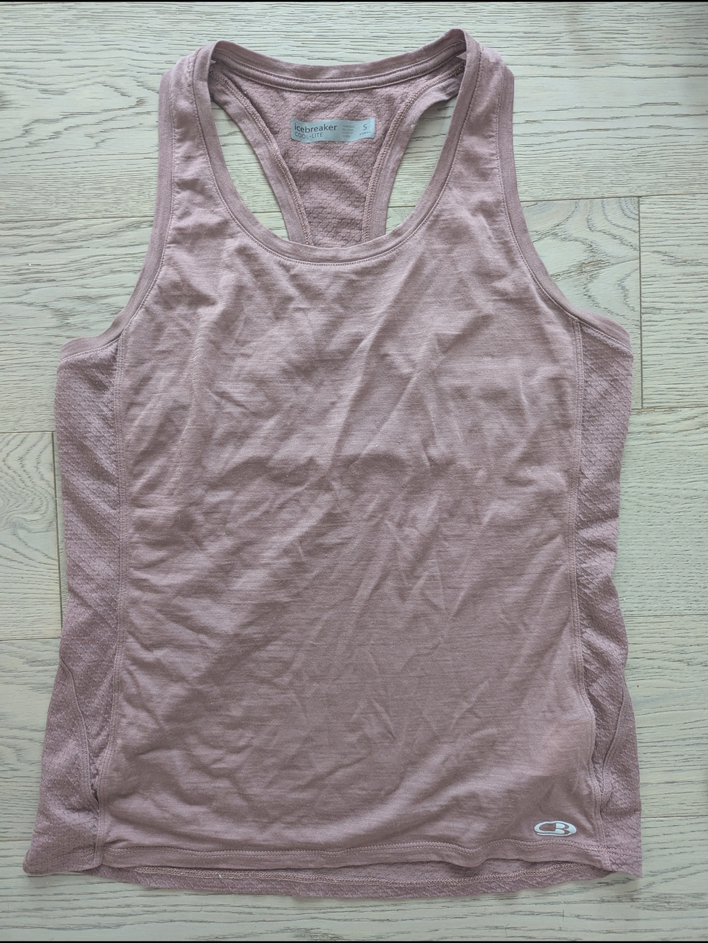 Icebreaker Dusty Rose Racerback Tank Top